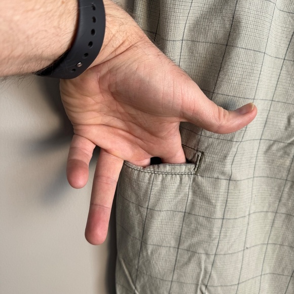 Gotcha Men's 40 Chino Walking Shorts Lightweight‎ Greenish-Gray Festival Beach - Picture 7 of 14